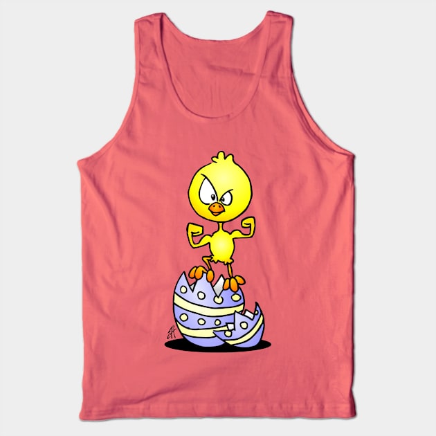 Easter chick Tank Top by Cardvibes